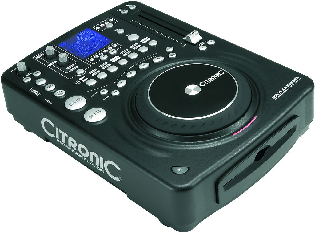 Profesionální skrečovací CD/MP3 přehrávač Citronic MPCD-S6 MP3