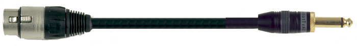 Kabel Highend Neutrik XLR zásuvka - Jack 6,3 mono pozlacený,6m