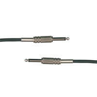 Propojovací kabel, 6,3 mm jack/6,3 mm jack, 2 m, černý