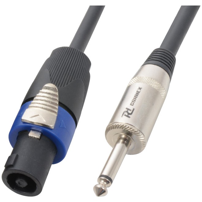 Reproduktorový kabel speakon NL2/6,3 mm jack, 1,5 mm2, 10 m