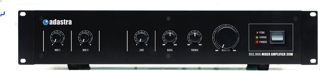 Adastra 3-kanálový mixážní zesilovač 30W RMS