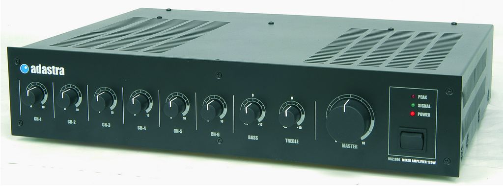 Adastra 6-kanálový mixážní zesilovač 120W RMS