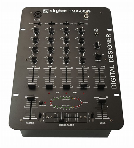 4-kanálový mixážní pult Skytec TMX-6099, černý