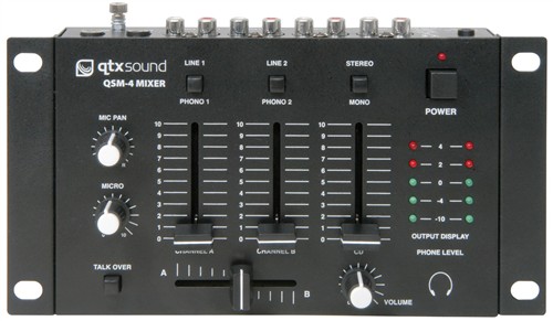QTX QSM-4 DJ mixer