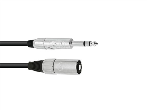 Kabel XK-20 XLR samec - Jack 6,3 stereo, 2 m