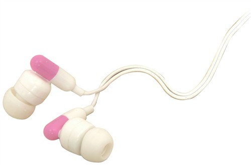 QTX sluchátka Style Pro In-Ear růžové