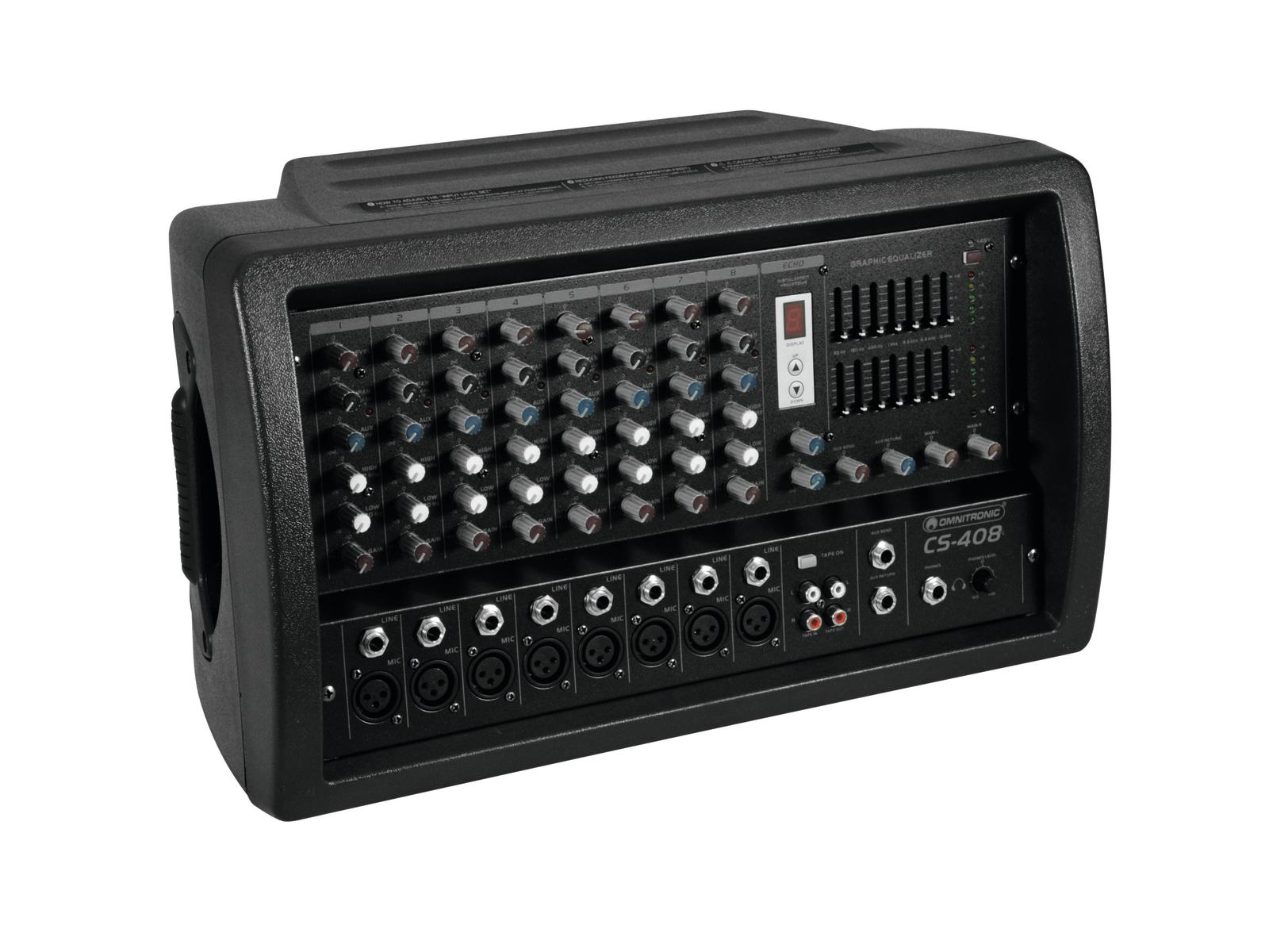 8 kanálový mixážní pult Omnitronic CS-408