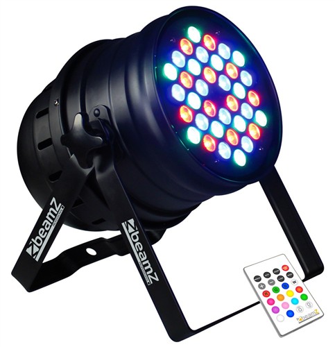 BeamZ LED PAR-64 reflektor 36x 3W RGBW, IR, DMX