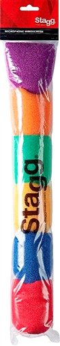 Stagg WS-S49/C6, kryty mikrofonní barevné, sada 6 ks