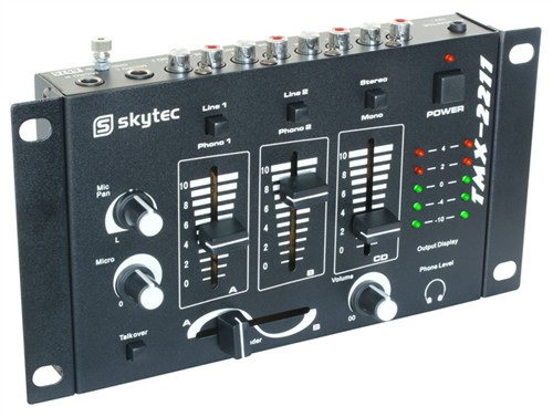 Vonyx STM-2211, 3-kanálový mix pult, černý
