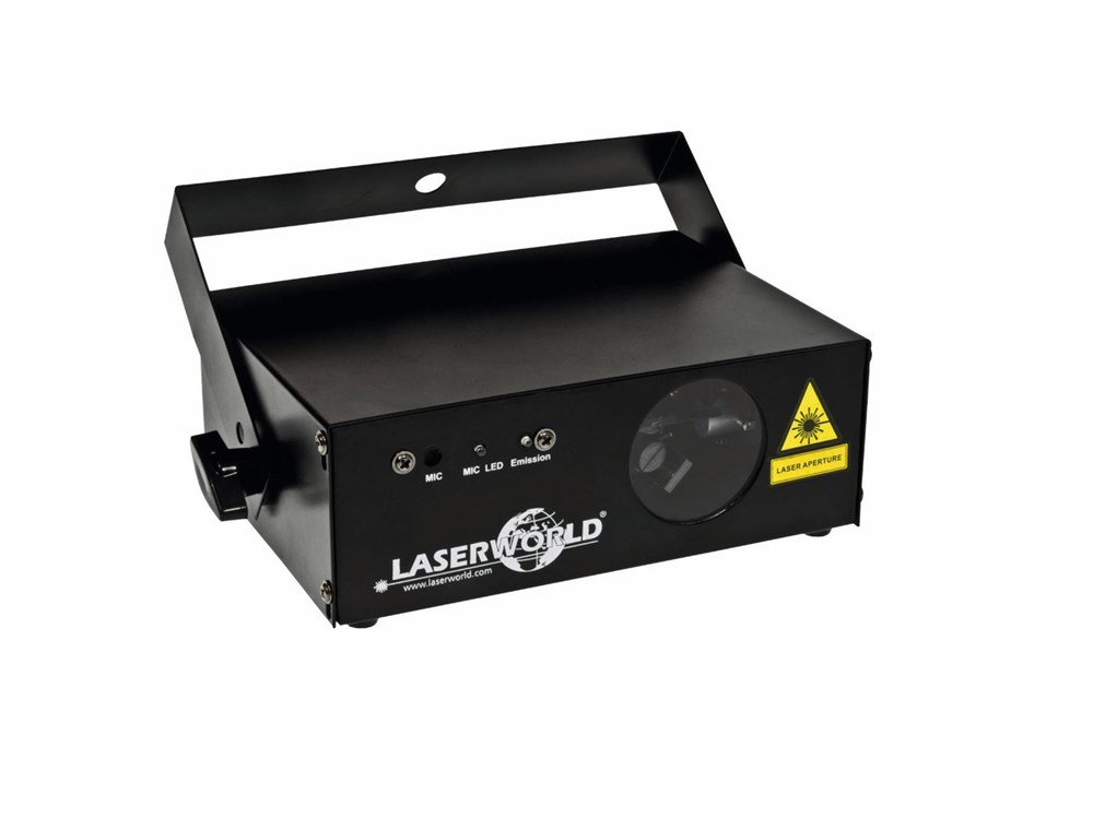 Laserworld EL-120R MKII červený jednobarevný laserový systém, 120 mW