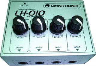 4-kanálový mini-mixer Omnitronic LH-010