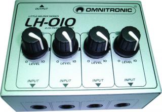 4-kanálový mini-mixer Omnitronic LH-010