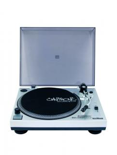 DJ gramofon s řemínkovým náhonem a USB Omnitronic BD-1380  stříbrný