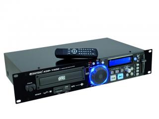 DJ CD/MP3/SD/USB přehrávač s IR dálkovým ovládáním Omnitronic XDP-1400