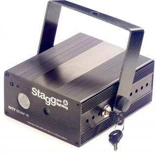 Stagg Laser CITY 140mW Twinkle LED, černý