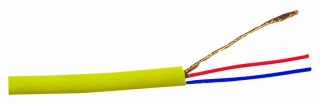 Omnitronic mikrofonní kabel, 2x 0,22qmm stíněný, žlutý