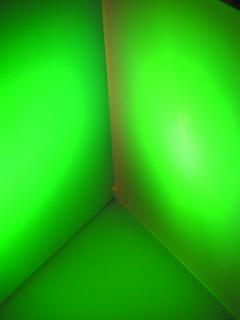 Dichrofiltr 165 x 132 mm, mléčný, světle zelený