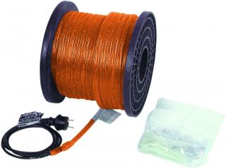 Světelný kabel, oranžový, 44m