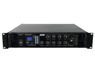 Omnitronic MP-500P PA, 100V zesilovač, USB, MP3