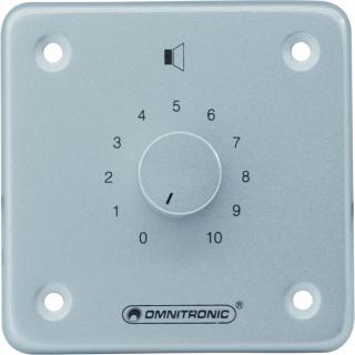 Omnitronic PA ovladač hlasitosti 45W mono, stříbrný