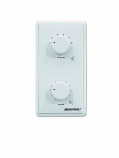 Omnitronic PA ovladač hlasitosti/volič programů 45W mono, bílý