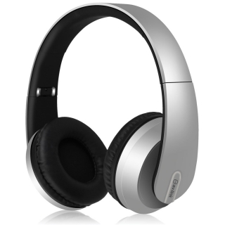 AV:link SFBH1-SLV bezdrátová Bluetooth sluchátka, stříbrná