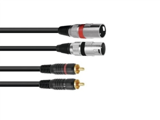 Kabel XC2-15 2x RCA - 2x XLR samec, 1,5 m