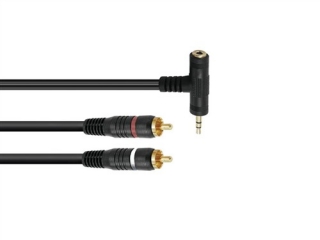 Kabel TC-15 Jack 3,5mm stereo - 2x Cinch, 1.5m