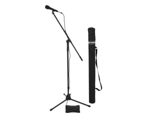 Omnitronic CMK-10, mikrofonní set, stativ, mikrofon, obal + kabel