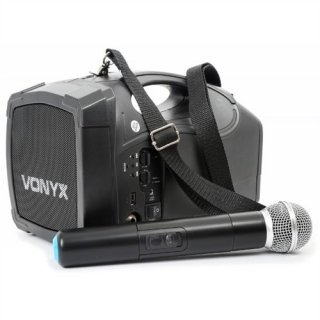 Vonyx ST-010, přenosný 6,5" zvukový systém USB/VHF, 30W