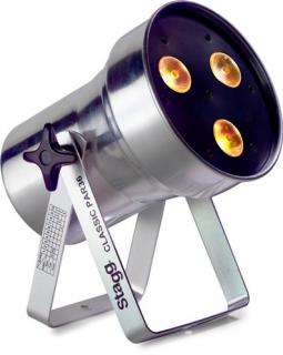 Stagg LED PAR 3x8W QCL DMX stříbrný, LED reflektor