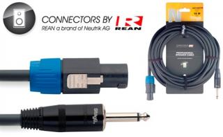 10m, 2x 2.5 mm2/14GA, Professional Speaker cable SPK plug/Phone p