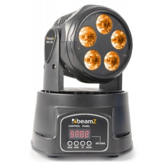 BeamZ LED otočná hlavice 5x 18W RGBW-UV LED, DMX