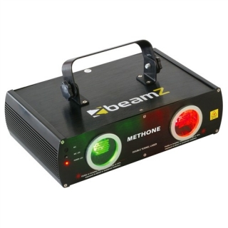 Beamz Laser Duo 3D 320mW RG, DMX