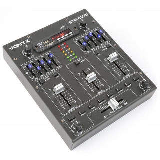 Vonyx STM-2270, 2-kanálový mixáží pult s MP3 přehrávačem a BT