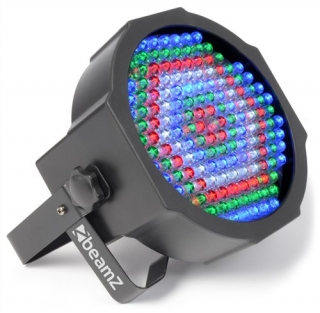 BeamZ LED FlatPAR reflektor, 154x 10mm RGBW, DMX