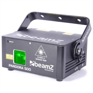 BeamZ Laser PRO 500mW RGB Pandora TTL, DMX, 15kpps