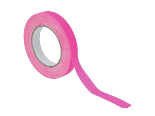 Gaffa páska 19mm x 25m neonově růžová, UV aktivní