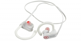 AV:link Sporty In-Ear Bluetooth sluchátka, voděodolná, bílá