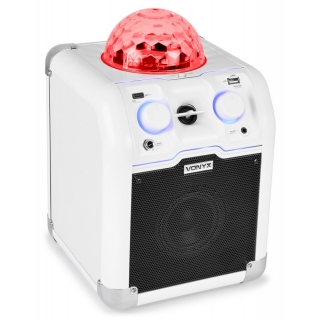 Vonyx SBS50W, 50W Party reprobox, RGB LED Ball, bílý