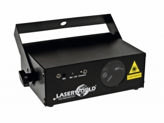 Laserworld EL-60G MKII  zelený jednobarevný laserový systém, 60 mW