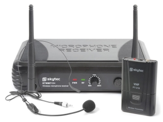 Vonyx STWM711H - VHF mikrofonní set 1 kanálový, 1x náhlavní mikrofon