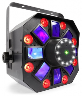 BeamZ LED Multi Acis IV s laserem a stroboskopem