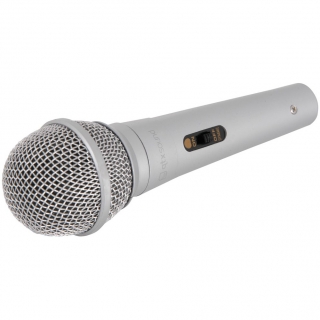 QTX DM11S dynamický mikrofon, stříbrný