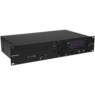 Omnitronic XDP-1502 Přehrávač CD/MP3/SD/USB, 19"