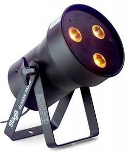 Stagg LED PAR 3x8W QCL DMX černý, LED reflektor