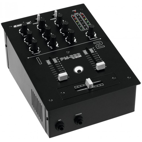 Omnitronic PM-222, 2-kanálový mixážní pult