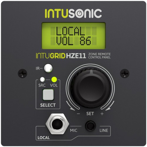 INTUSONIC INTUGRID HZE11, panel dálkového ovládání zón