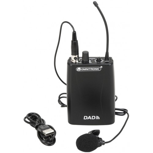 Omnitronic DAD Bodypack s klopovým mikrofonem